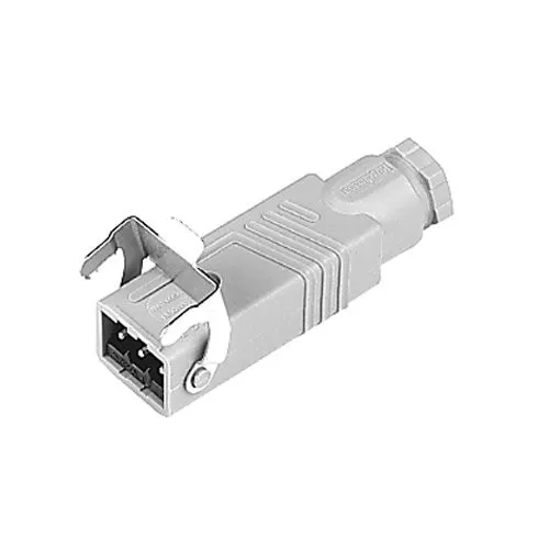 Hirschmann-Stecker STAS3 mit Bügel.