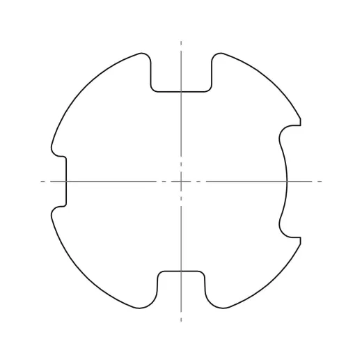 Adapterset L, 78x1 mm, Nutrohr, MHZ (Typ 1)