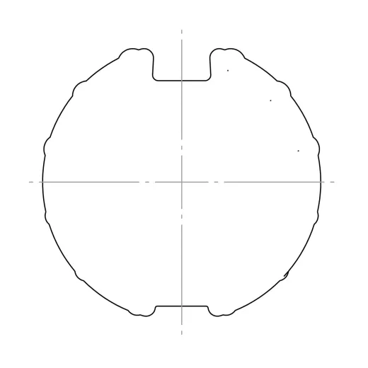 Adapterset M, 78x1 mm, Nutrohr, Röchling