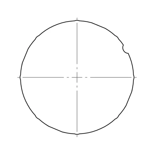Adapterset L, 63x1,5 mm, Rundrohr mit M6 (Typ 4)