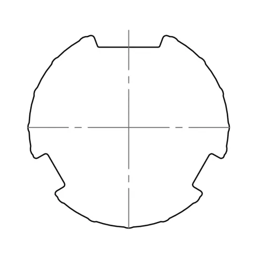 Adapterset M, 90,5x1,25 mm, Nutrohr, MHZ