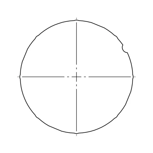 Adapterset L, 70x2 mm, Rundrohr mit M6 (Typ 6)