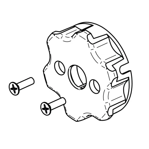 elero Sternadapter für Sternkopflager / Baureihe S / Art. Nr.: 233759001