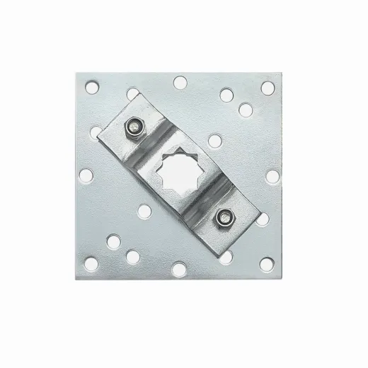 Grungplatte mit Lager für Aufnahme Vierkant 16 x16 mm Art. Nr.: 238330001