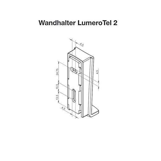 elero Lumerotel Wandhalterung