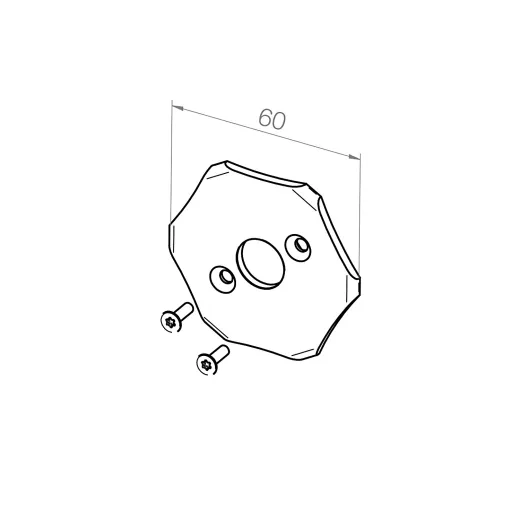 elero Lagerplatte-Set für RevoLine Größe S auf RevoLine Lager. / Baureihe S / Art. Nr.: 221450001