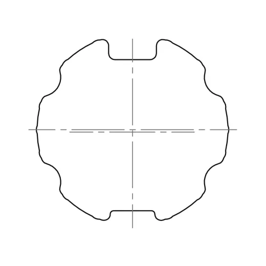 Adapterset M, 63 x 1 mm Nutrohr (Typ 4)