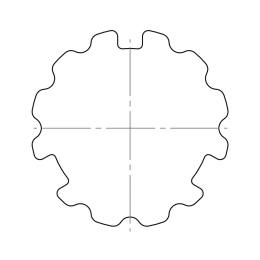 Adapterset M, 71 x 1,5 mm, Hassinger Nutrohr (Typ 8)