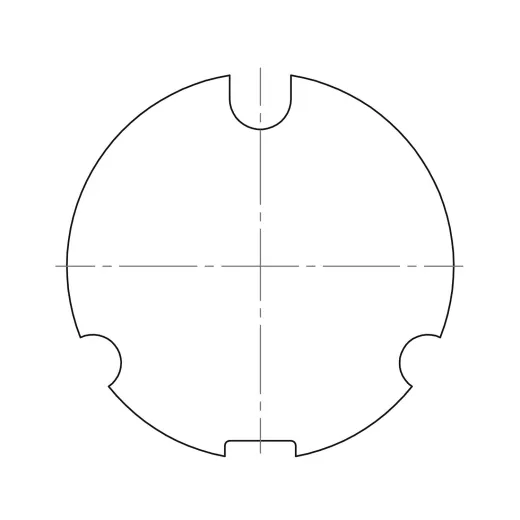 Adapterset M, 85 x 1 mm Nutrohr (Typ 12)