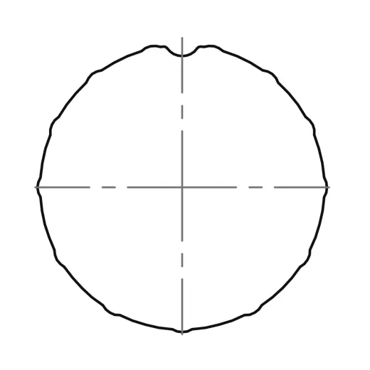 Adapterset S 42 x 1 mm Rundrohr (Typ 6)