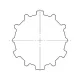 elero ► Typ 11 / Ø 67 x 1,5 mm, MHZ / Art. Nr.: 131170901