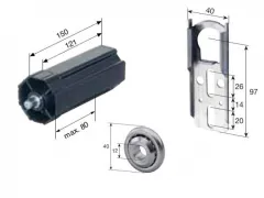 Fertigkastenlager mit Walzenkapsel und Kugellager aus Metall SW 60
